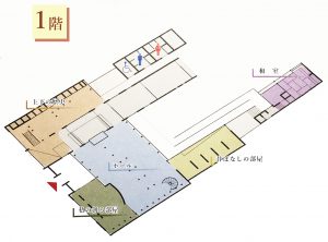 上下歴史文化資料館１階平面図